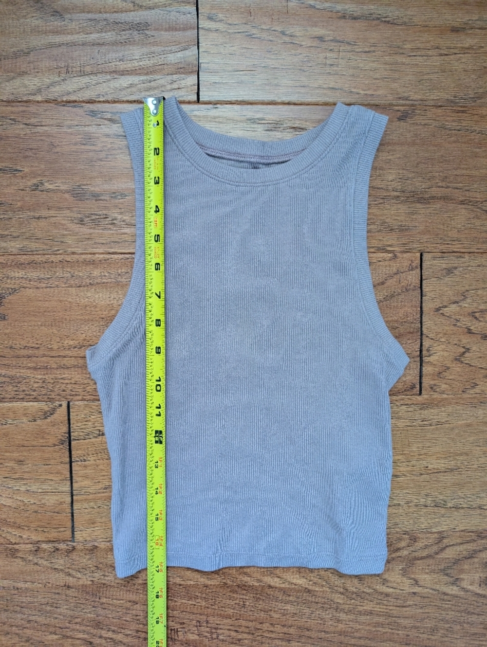 Hollister Women's Mauve Ribbed Tank Top XS - Picture 6 of 8